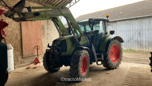 ARION 430 CIS + Bale forks and gripper arms