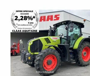 ARION 630 CMATIC + GPS S10 RTK Baler - Chaine verte